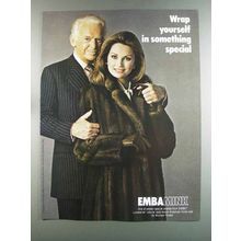 1982 Emba Mink Ad - Lunaraine Coat by Michael Forrest