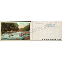 CT New Milford Postcard Rapids In Chasm ct_box4, getfrom3, ~1703