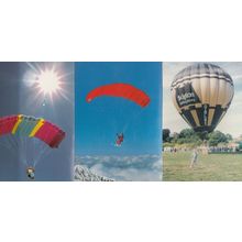 Skipton Building Society Hot Air Balloon Yorkshire Malton Carnival 3x Postcard s