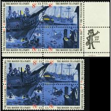 1483c, Mint VF NH 8¢ Black Litho Color Omitted Error APS Cert Stuart Katz