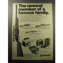 1970 Crosman Powermatic 500 Rifle Ad - The newest member of a famous family