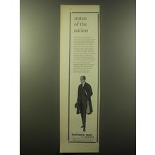 1959 Botany 500 Swagger Suit Advertisement - Status of the Nation