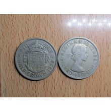 GB 1959 Elizabeth II Half Crown Coin
