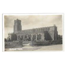 Blythburgh Church, Suffolk, RP Postcard.