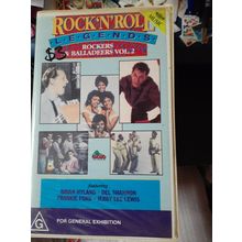 vhs video cassette rock n roll legends rockers and balladeers vol 1