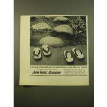 1961 Japan Tourist Association Advertisement - In a peaceful garden