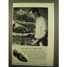1961 Stetson Shoe Company Style No. 1010 Shoes Ad - One skin in a thousand