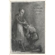 Mutter Gieb Mir Deinen Segen 1914 WW1 Ortenberg Sent By German Soldier Postcard
