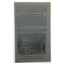 Original WW2 Soviet/Russian Air Drop Propaganda Leaflet. - Code 712. - 1942.