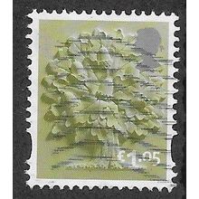ENGLAND £1.05 'ENGLISH OAK' (EN36) FINE USED (EBID66-495)