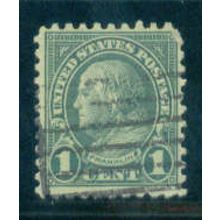 Used 581 1c Benjamin Franklin Just Clears A16247
