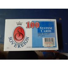 100 system cards 76 x 127 brand new