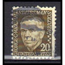 Used 1289 20c George Marshall Very Fine KA6132