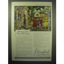 1933 Kimberly-Clark Kleerfeet Paper Ad - 1st Paper-Mill