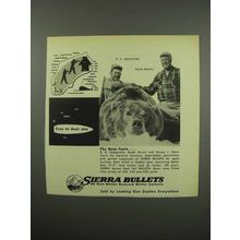 1955 Sierra Bullets Ad - The Bear Facts