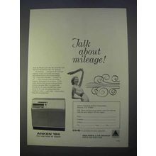 1966 Anken 124 Copier Ad - Talk About Mileage!
