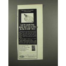 1966 Du Pont Hi-Skor 700-X Powder Ad - Smooth-Firing