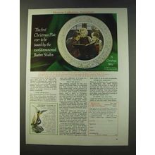 1979 Museum Collections Boehm Christmas Story Plate Ad