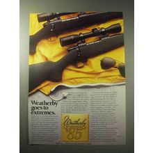 1985 Weatherby Mark V Fibermark, Fiberguard Rifles Ad