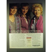 1985 Thompson A Woman's Natural Supplementation System Ad - Finally, women who
