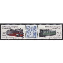 GERMANY DDR [1984] MiNr 2864 WZd577 ( OO/used ) Eisenbahn