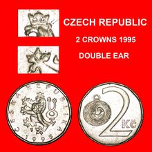 LION (1993-2021): CZECH REPUBLIC ★2 CROWNS 1995 UNPUBLISHED★LOW START★NO RESERVE