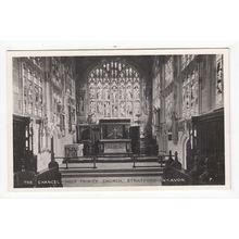 Chancel Holy Trinity Church Stratford-on-Avon RP Postcard 7