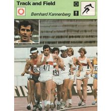 Bernhard Kannenberg Olympic Track & Field Athletics Card