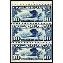 C10a, Mint VF NH 10¢ Lindbergh Airmail Booklet Pane .. Stuart Katz