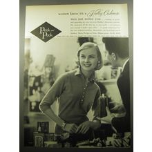 1957 Peck and Peck Hadley Cashmere Sweater Ad - Women know it's a Hadley
