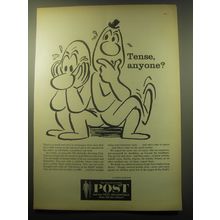 1959 Saturday Evening Post Magazine Ad - Tense, anyone?