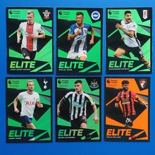Panini Premier League 2023 ELITE Parallel Shiny Stickers Green Orange You pick