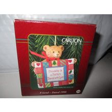 Heirloom Collection Ornament 10th Anniversary Friend Dated 1998