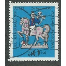 BERLIN -1969 50pf + 25 'HUMANITARIAN RELEIF FUNDS' FINE USED (EBID44-732)