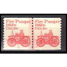 1908 20c Fire Pumper Very Fine MNH Dry Gum CNP Left 11 PA0551
