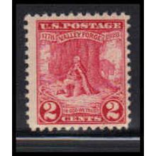 645 2c Valley Forge Just Clears MNH O1016