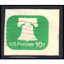Used U567 10c Liberty Bell Very Fine Cut Square Z2919