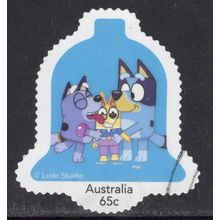 AUSTRALIA: 2024, MERRY CHRISTMAS BLUEY, USED SELF-ADHESIVE MY STAMP. 100