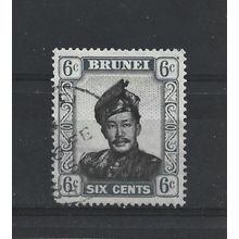 Brunei.SG104 6c Sultan Omar Ali Saifuddin.Fine Used.Aug25f