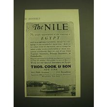 1924 Thos. Cook & Son Cruise Ad - The Nile
