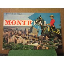 BUSINESS DISTRICT, MONTREAL, CANADA unused postcard. #