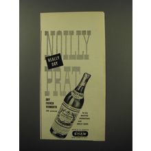 1949 Noilly Prat Dry Vermouth Ad - Really Dry
