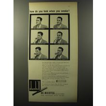 1953 Dunhill De-Nicotea Filter Holder Ad - How do you look when you smoke