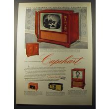 1953 Capehart Coronation Television Ad - The ultimate in television reception