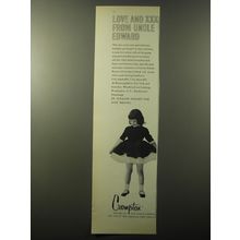 1960 Crompton Fabric Advertisement - Dress by Suzanne Godart for Suzy Brooks