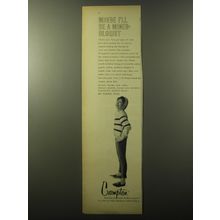 1960 Crompton Fabric Advertisement - Fashion by White Stag