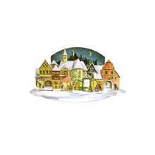 ADV933 - Sellmer Advent - 3-Dimensional Village Scene - Replica of 1955 Desig...