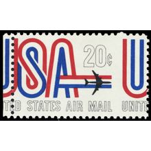 C75, Mint NH 20¢ Scarce Large Misperfed Error USA Airmail .. Stuart Katz