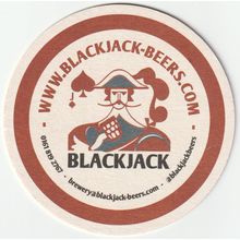 BEER MAT - BLACKJACK BREWERY - BLACKJACK BEERS - (Cat 001) - (2015)