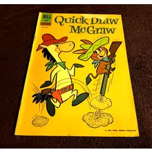 Silver Age Comic Dell # 11 Quick Draw McGraw 3.5 VG- Condition 1962